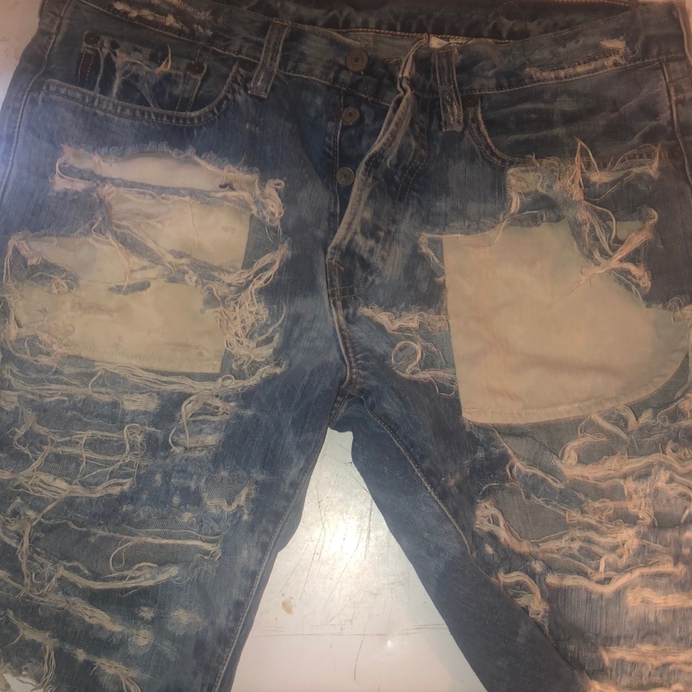 Ripped Up Abercrombie Shorts